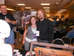 Alicia Justice and Alex Adams Fandomfest 2012.