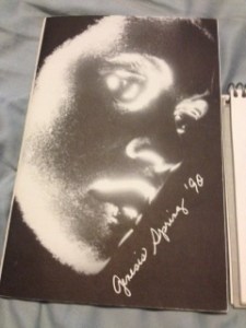 The cover of genesis Spring 1990--clearly mine was not the only creepy material.