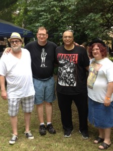 L to R: James W. Kirk, Me, John F. Allen, Chris Garrison